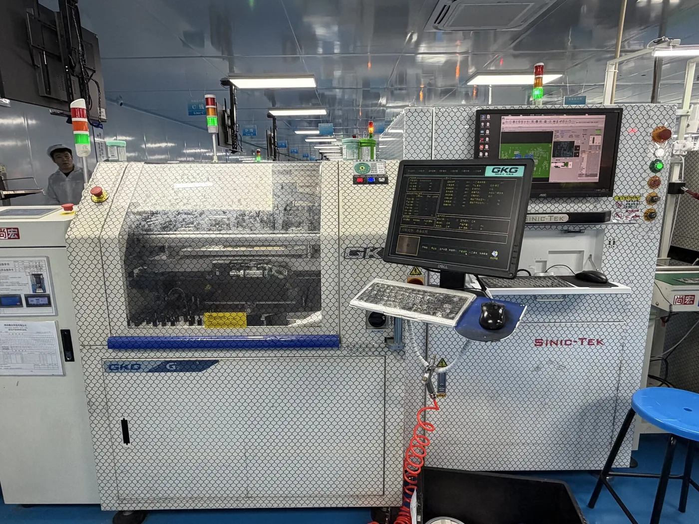SMT-plaatsingslijn in onze fabriek in Shenzhen